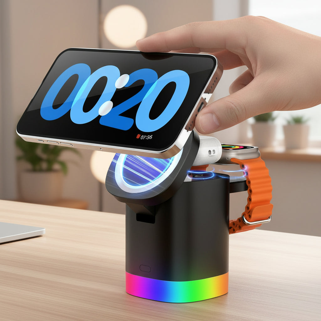 MagSafe 3-in-1 Charging Dock - Streamline Your Space!