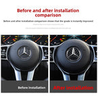 Carbon Fiber Steering Wheel Decorative Sticker
