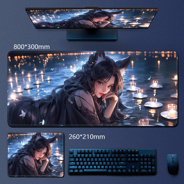 260x210x3mm / Candlelight Cat Girl