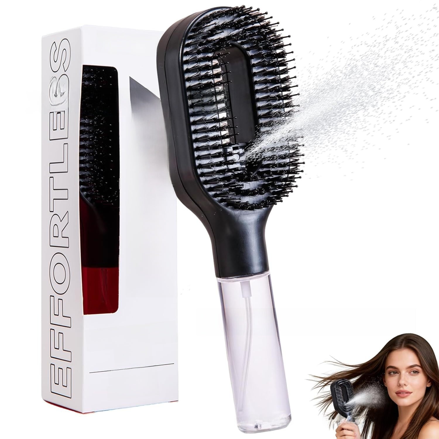 Handheld Hair Detangling Spray Comb
