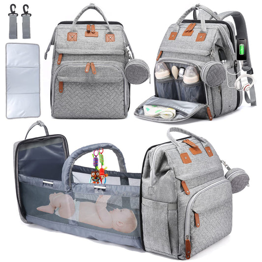 Foldable Anti Mosquito Mommy Baby Backpack