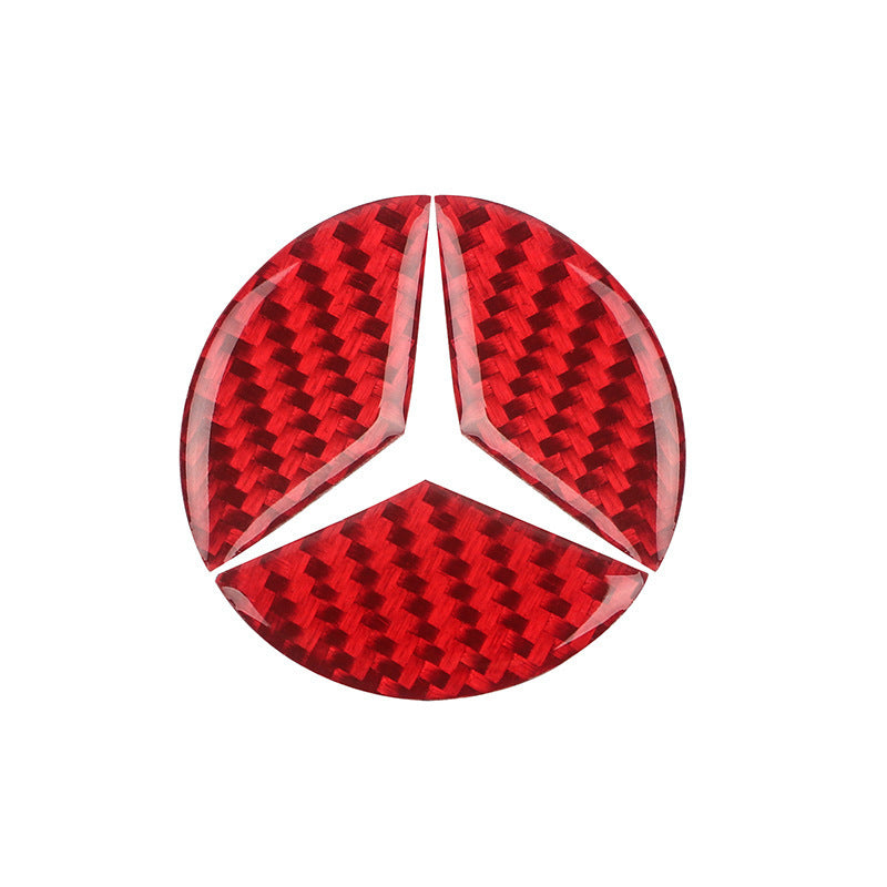 Carbon Fiber Steering Wheel Decorative Sticker