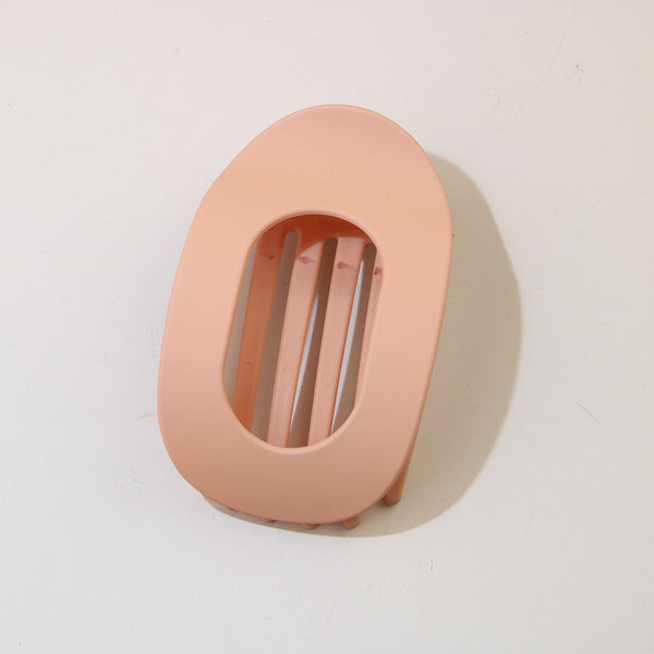 #27 Frosted Light Pink Oval Clip / Individually Packaged