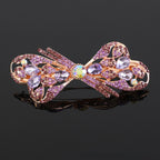 Crystal hair clip