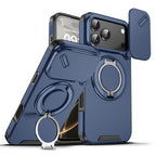 Magnetic Window Phone Case with Holder for iPhone Series