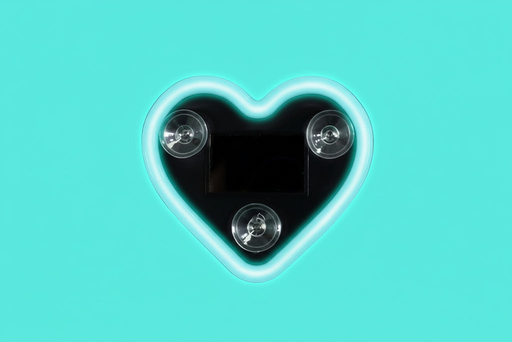 Solar Heart Car Interior Ambient Light