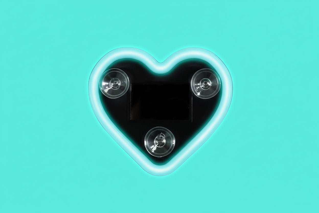 Solar Heart Car Interior Ambient Light