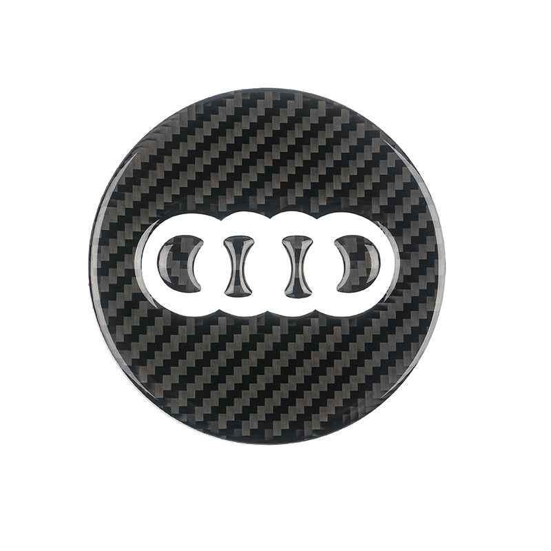 Carbon Fiber Steering Wheel Decorative Sticker