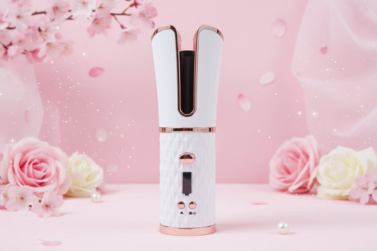 Cordless Automatic Hair Curler Iron Wireless Curling Iron