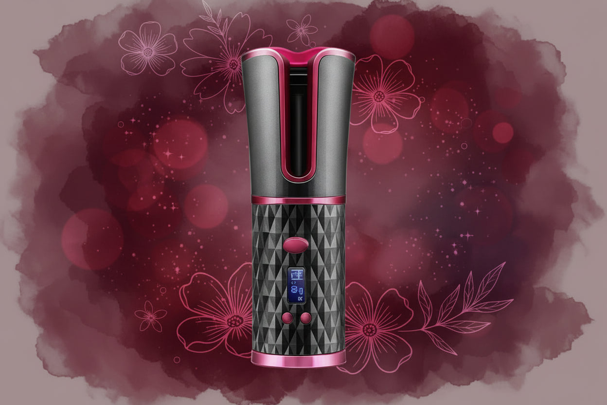 Cordless Automatic Hair Curler Iron Wireless Curling Iron