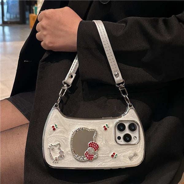 Mirror Silver Wrist Strap / iPhone 16