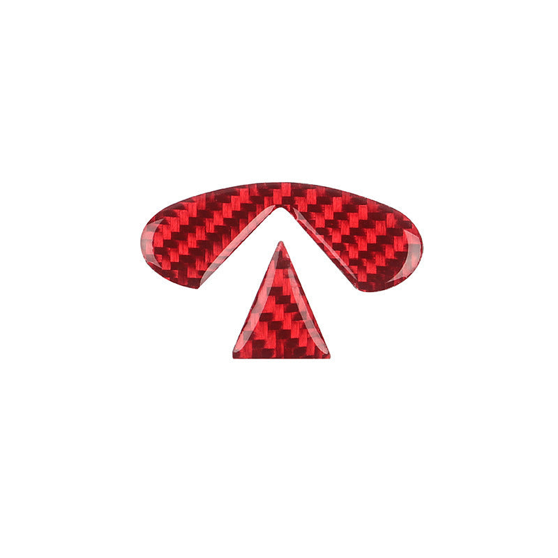 Carbon Fiber Steering Wheel Decorative Sticker