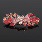 Crystal hair clip