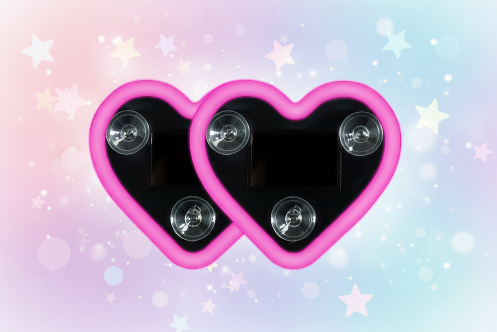 Solar Heart Car Interior Ambient Light