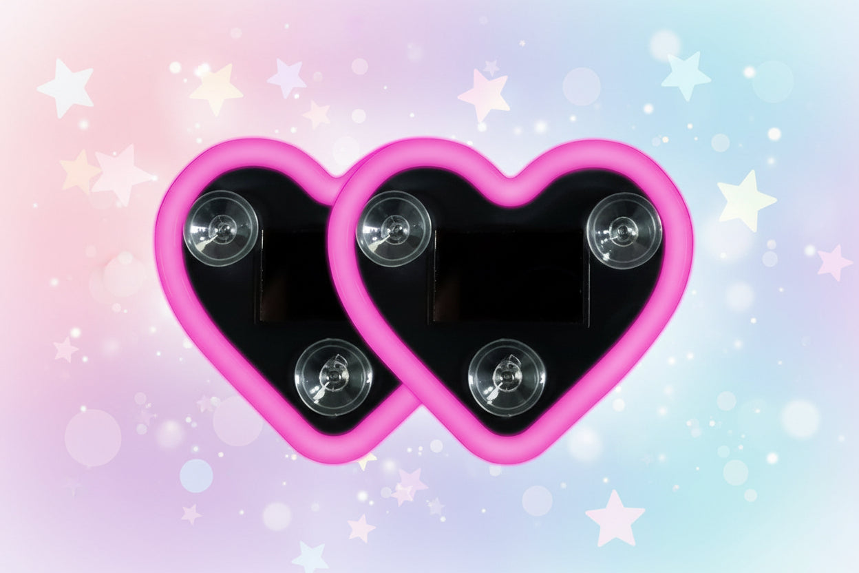 Solar Heart Car Interior Ambient Light