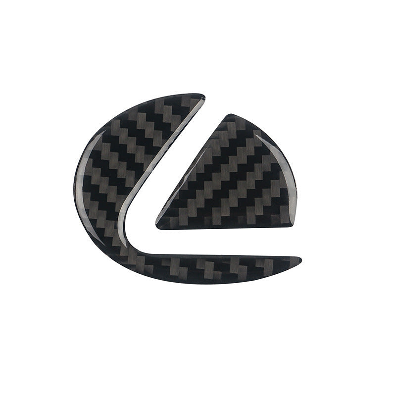 Carbon Fiber Steering Wheel Decorative Sticker