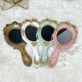 European Resin Handheld Decorative Mirror