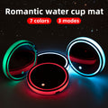 LED Luminous Cup Mat Car Decor