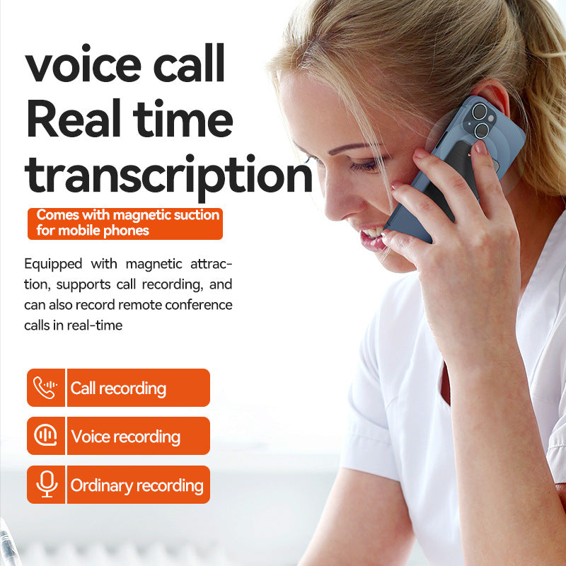 Single-button AI smart voice recorder