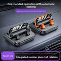 Universal Car Phone Mount with Number Plate Display