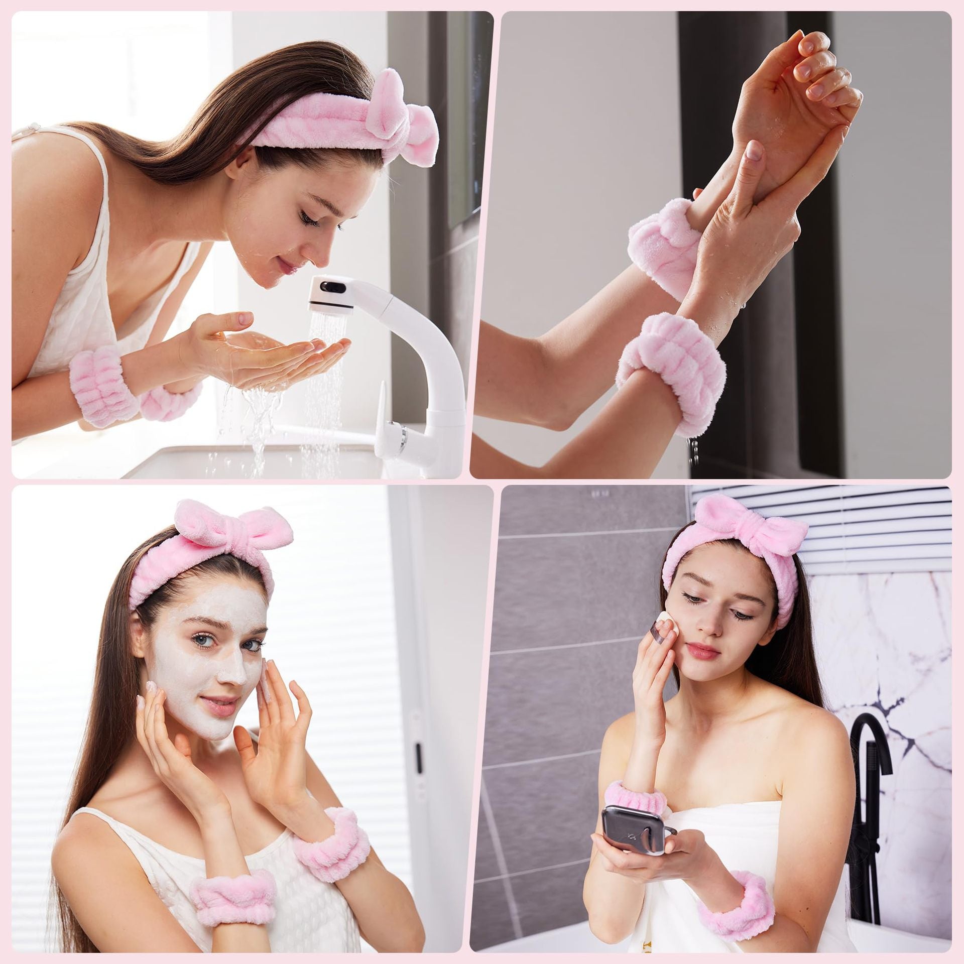 makeup and skin care headband