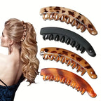 Elegant Vertical Banana Hair Clip