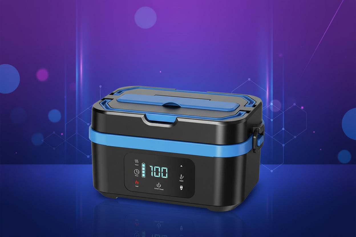 Rechargeable Electric Lunch Box with Stainless Steel Liner