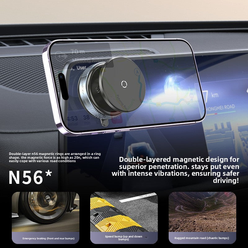 Adjustable Magnetic Phone Holder with Suction Base