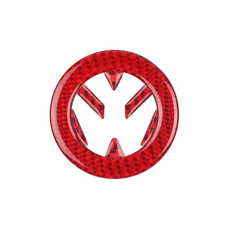 Carbon Fiber Steering Wheel Decorative Sticker