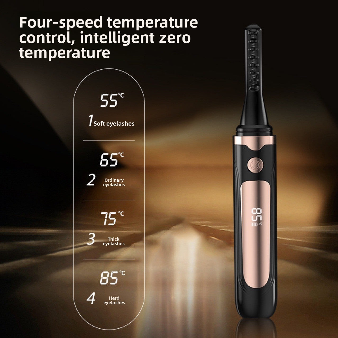 Electric Eyelash Curler with Digital Display