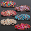 Crystal hair clip