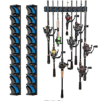 Wall Mounted Fishing Rod Storage Rack