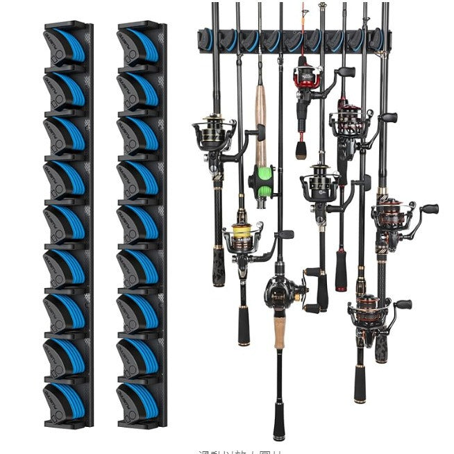 Wall Mounted Fishing Rod Storage Rack