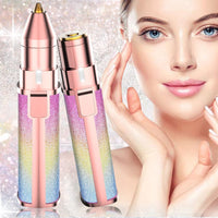 USB Rechargeable 2-in-1 Hair Remover and Eyebrow Trimmer