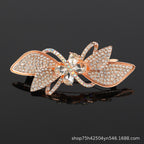 Crystal hair clip