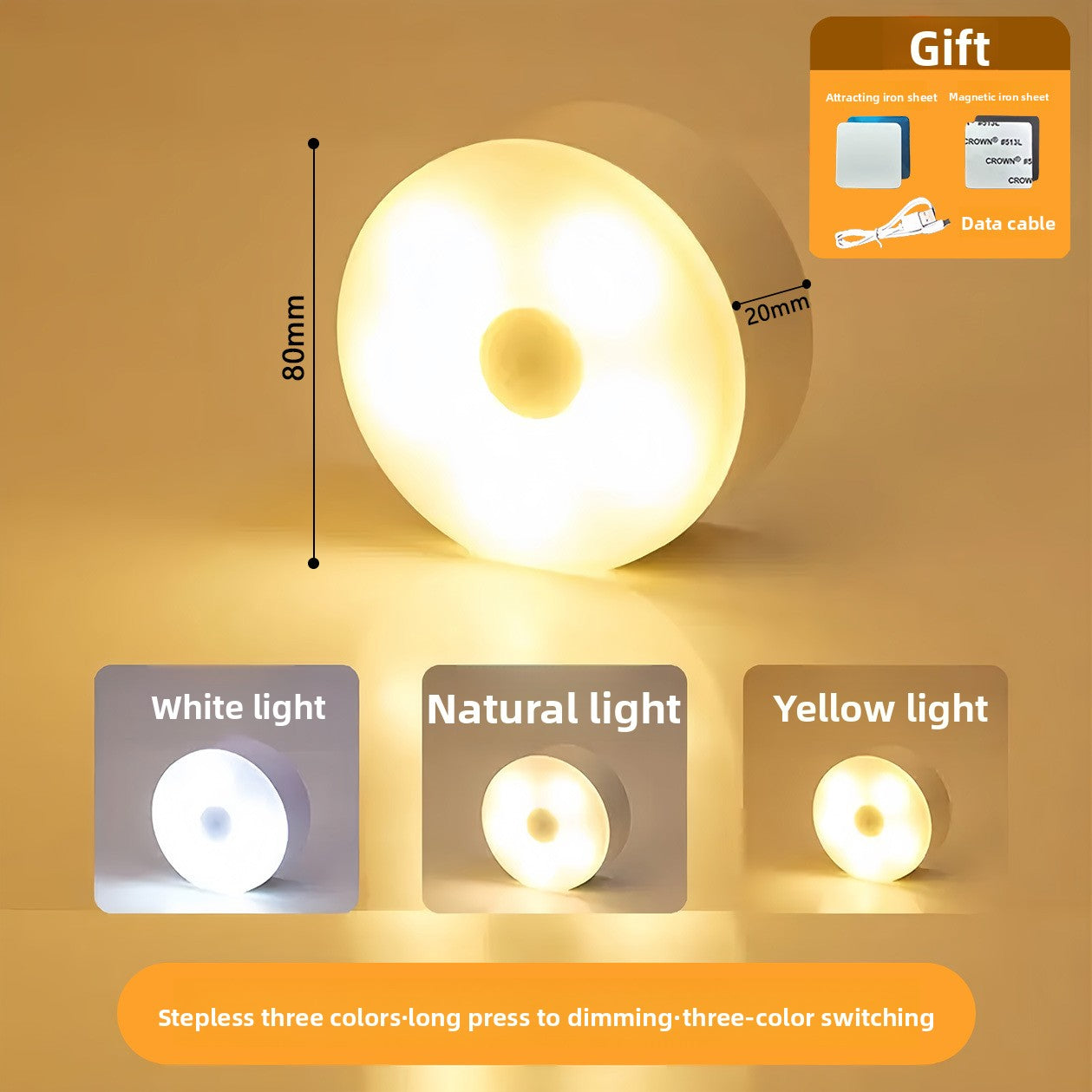 Human body sensor night light