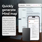 Single-button AI smart voice recorder