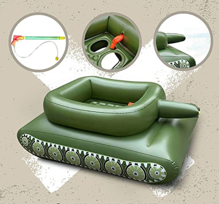 Inflatable Tank Water Spray Toy