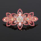 Crystal hair clip