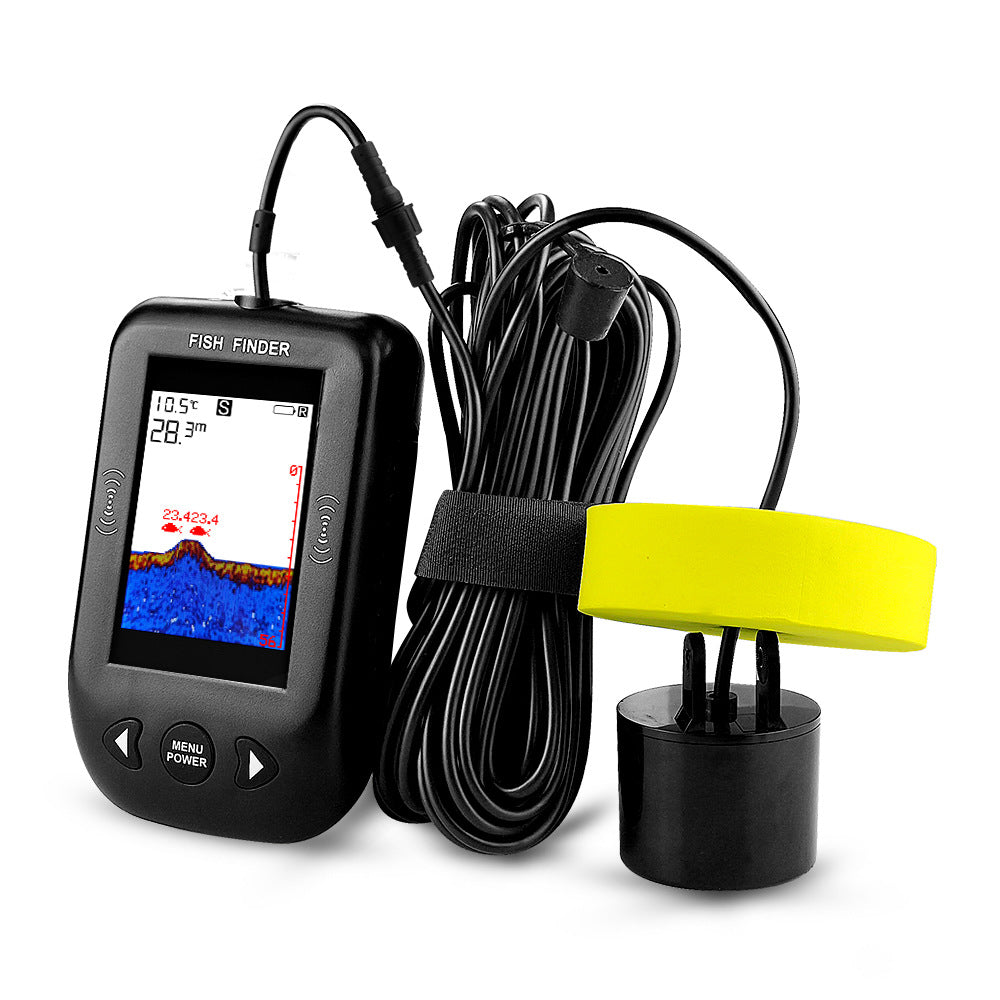 Wired Sonar Fish Detector with Color Display