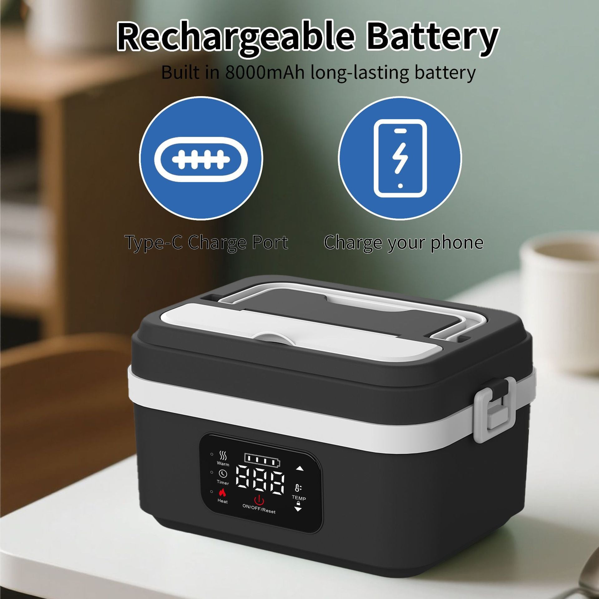 Portable USB Heating Lunch Box