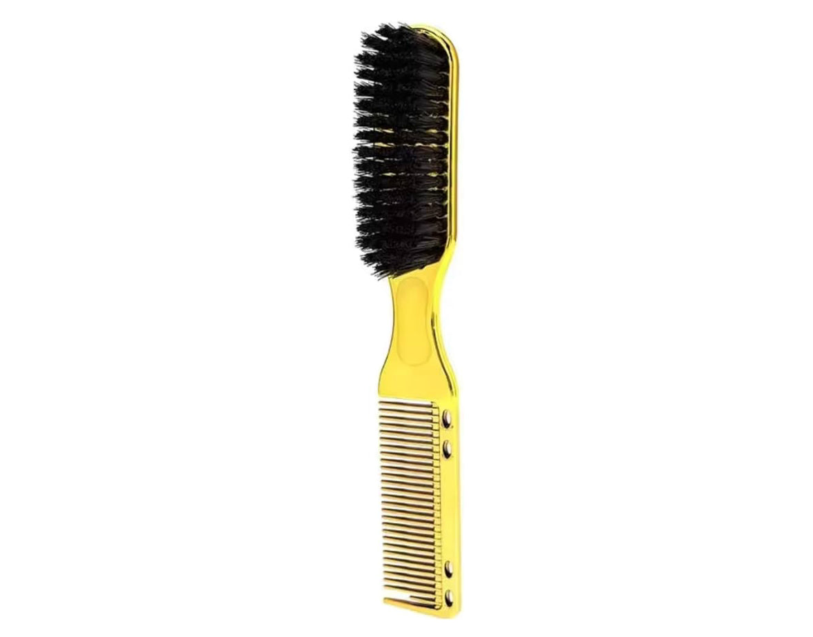 Double-Sided Beard Brush & Beard Comb Barber Brush for Grooming.