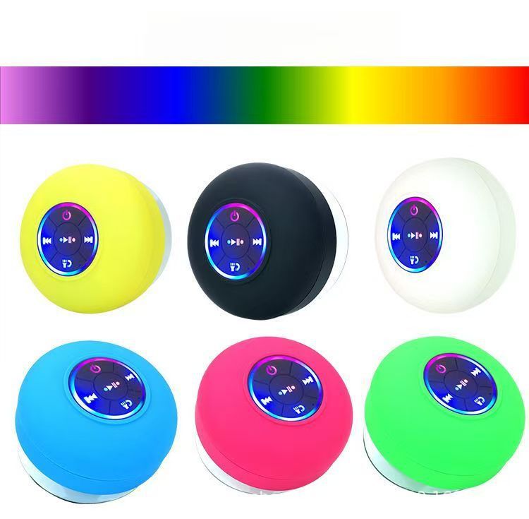 Waterproof Bluetooth Speaker with LED Light