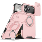 Magnetic Window Phone Case with Holder for iPhone Series