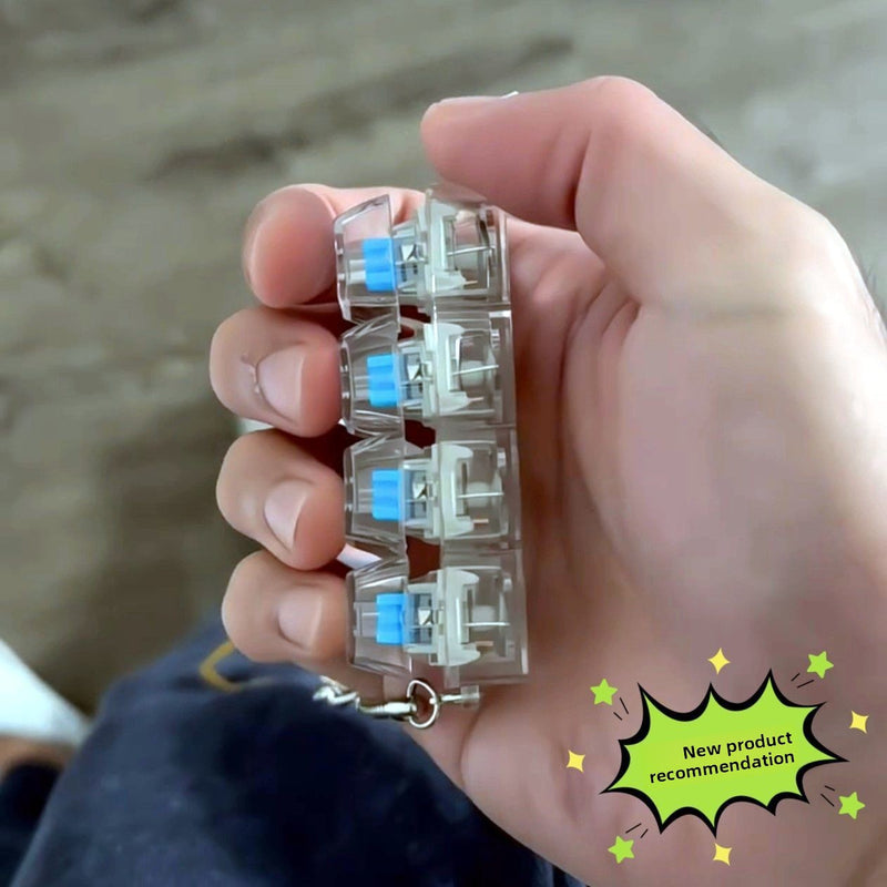 RGB Light Up Keyboard Switch Stress Relief Toy