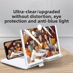 3d Screen HD Mobile Phone Magnifier Mobile Desktop Screen Amplifier Stretch Phone Stand 10 Inch