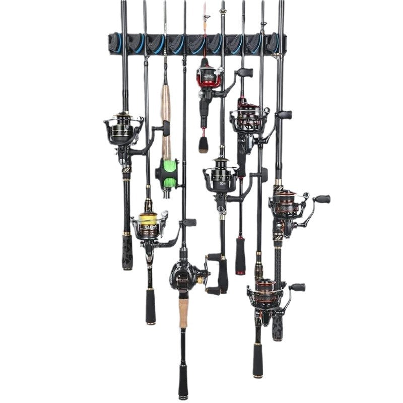 Wall Mounted Fishing Rod Storage Rack