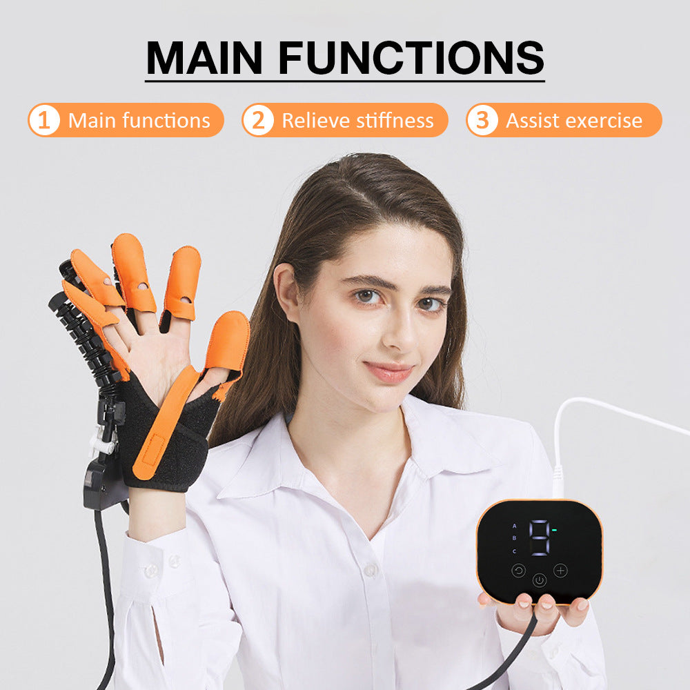 Intelligent Electric Hand Robot Rehabilitation Finger Training Gloves