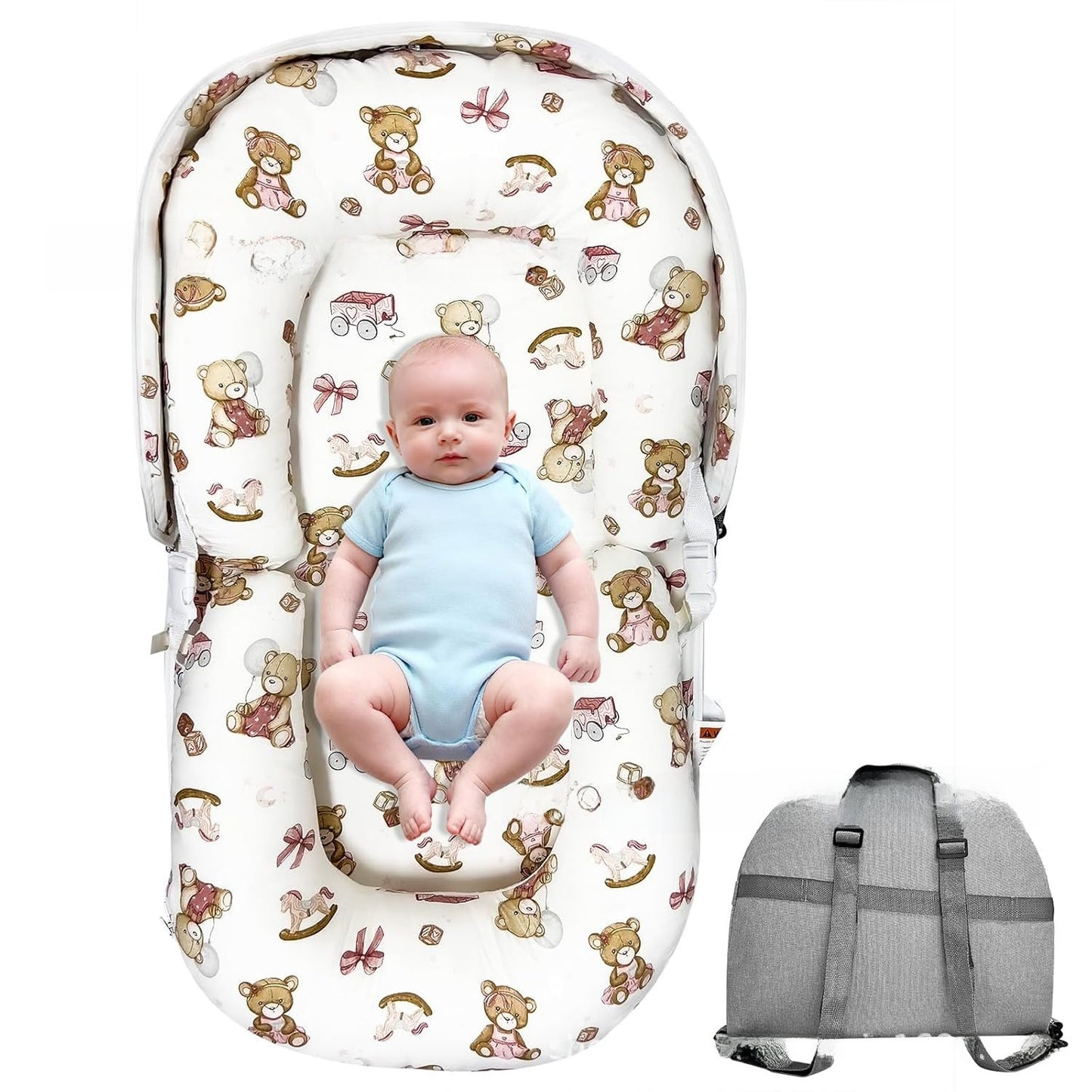 Foldable Portable Baby Bed with Mosquito Net