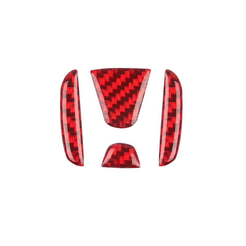 Carbon Fiber Steering Wheel Decorative Sticker